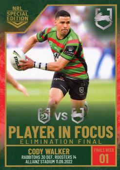2022 NRL Player In Focus #IFF04 Cody Walker Front
